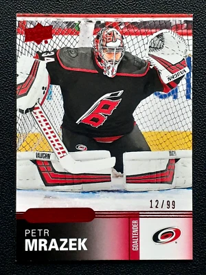 PETR MRAZEK 2019-20 UPPER DECK OVERTIME RED 19-20 NO 30 #12/99        13665 - Image 1 of 2