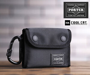 PORTER COMPART Wallet Black 538-16171 Yoshida & Co. NEW Gift