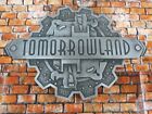 Walt Disney World TOMORROWLAND Magic Kingdom Trashcan Plaque Prop Sign Display