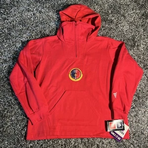 Y2K NWT Vintage Adidas 2000 Olympics Logo Red Sweatshirt Hoodie Girls L (14) HTF - Picture 1 of 22