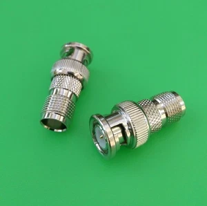 (1 PIEZA) BNC adaptador macho a hembra - vendedor de EE. UU. - Imagen 1 de 3