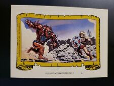  1984 Topps MOTU He-Man Masters He-Man Beast-Man STICKER card 