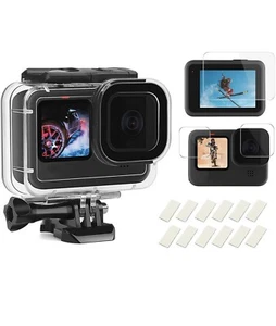 SHOOT 60M Custodia impermeabile Shell per GoPro Hero 9/10, custodia protetti Sch - Foto 1 di 12