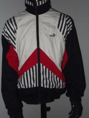 Chaqueta de Colección Rara Años 90 PUMA Cremallera Completa Excelente (M/L) Camisa Jersey Para Hombre Foto 1 de 4