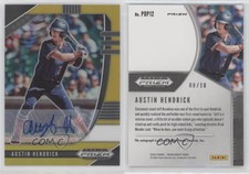 2020 Panini Prizm Draft Picks Gold Prizm Auto /10 Austin Hendrick #PDP12 Auto