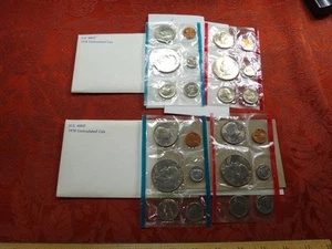 2x 1978 United States Uncirculated Mint Sets w/ Envelopes - Free S&H USA - Picture 1 of 6