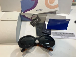 NM Rare PRADA PR08TSF Minimal Baroque sunglasses Black/Havana, butterfly shape - Picture 1 of 11