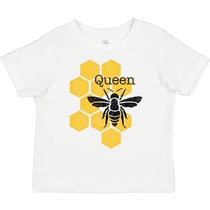 Inktastic Honeycomb Queen Bee Toddler T-Shirt Bumble Honey Child Preschooler Kid - Picture 1 of 2