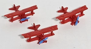 (3) MB American Heritage Dogfight Game Red Plane Airplane Replacement Piece 1963 - Afbeelding 1 van 1