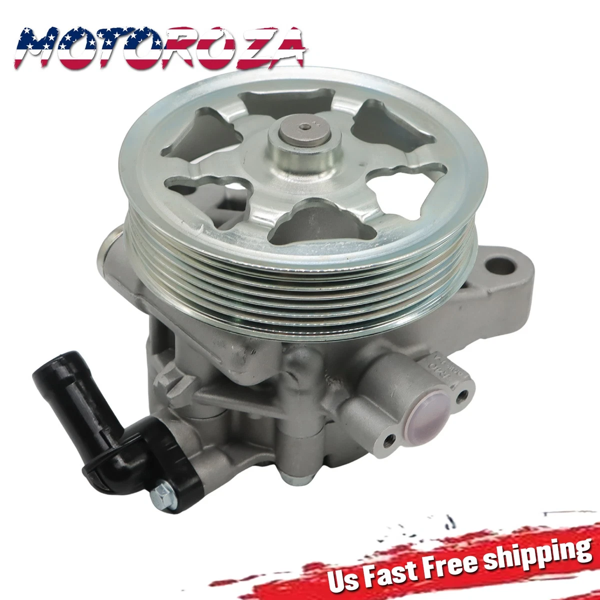Bomba De Dirección Asistida Con Polea Compatible Con Honda Accord 2.4L