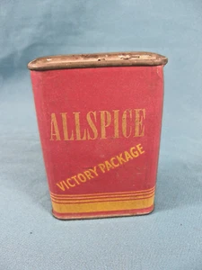 Vintage Victory Package Spice Tin - Allspice-McClintock Stern San Francisco CA - Picture 1 of 6