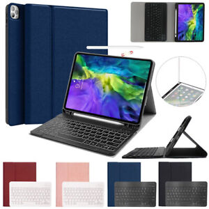 For iPad Pro 11" 1st 2nd 3rd 4th 5th 2022 PU Wireless Keyboard Stand Case Cover