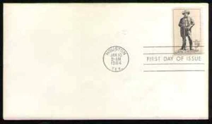 US. 1242. 5c. Sam Houston (1793-1863) Soldier. FDC. 1964 - Picture 1 of 2