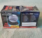 Ultra Pro Baseball Ball Holder Gold Base! Ultra Clear Perfect Fit!! Lot Of 2 New