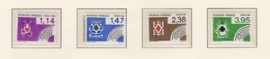 France 1984 cartes à jouer série de 4 timbres préoblitérés neufs /TE1289 - Picture 1 of 1