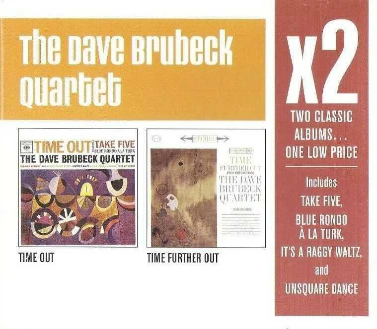 DAVE BRUBECK Time Out / Time Further Out 2 TWO CLASSIC ALBUMS CD BOX SET OOP Foto 1 de 1
