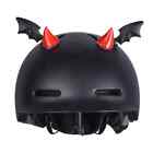 [xiaojvjv] 1pcs Motorcycle Helmet Short Devil Horns Helmet Decoration Electric 