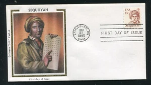 1859 Sequoyah First Day Cover 1980 Great Americans - Picture 1 of 2