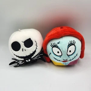 Hallmark Fluffballs Nightmare Before Christmas Sally Jack Skellington Ornaments - Picture 1 of 8