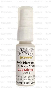 0,25 micras poli diamante emulsión spray stropping afilado pulido pulido - Imagen 1 de 4