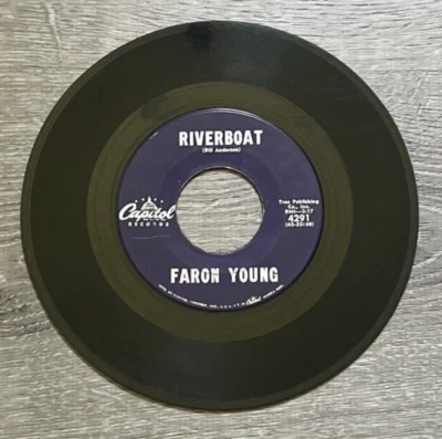 Faron Young - Riverboat / Face To The Wall - 45 - 7" - 4291 - Image 1 of 2