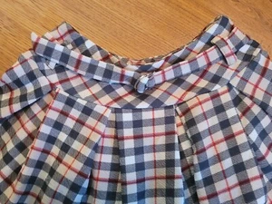 Red and Black Plaid Skirt with Buckle Girls Size 7/8 - Picture 1 of 3