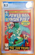 POWER MAN AND IRON FIST #66 *CGC 8.5 OW TO WP* 2ND APP SABERTOOTH