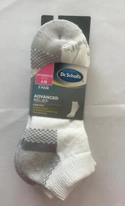 Dr. Scholl's Damen 3 Paar Advanced Relief tief geschnittene Socken Größe 4-10 - Bild 1 von 3