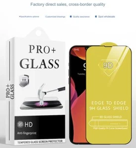 Full Cover Tempered Glass Screen Protector for iPhone & Samsung Models - Picture 1 of 6
