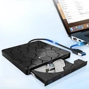 Lecteur Graveur CD DVD Externe USB 3.0 Portable Player Reader - Photo 1/6