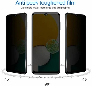 Privacy Screen Protector For Samsung Galaxy A06 A15 A25 A35 A55 A14 A54 A13 A53 - Picture 1 of 6