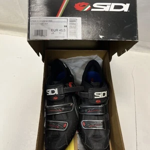 SIDI GENIUS FIT EU-45.5 US-11 Mens Clipless Shoes Blk - Picture 1 of 6
