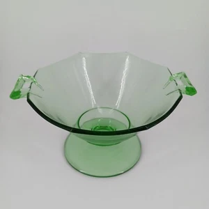 HEISEY Company Moongleam Green Glass Mayonnaise / Compote Vintage - Picture 1 of 5