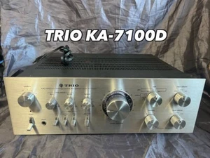 TRIO KA-7100D DC Stereo Integrated Amplifier one item only From JAPAN Used item - Picture 1 of 10