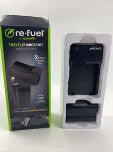 Digipower RE-FUEL Digital Camera Battery/Charger Replacement for Nikon EN-EL15 - Picture 1 of 9