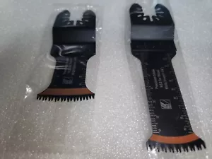 2 Stück Japanische oszillierende Sägeblätter Kohlenstoffreicher Stahl Bi-Metall Gebogene Kante Mul - Bild 1 von 2