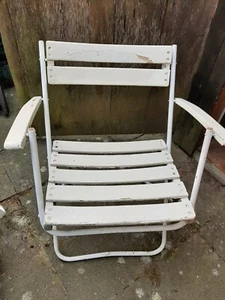 Biergartenstühle, alt, 2 Stück - restaurierungsbedürftig - Bild 1 von 4