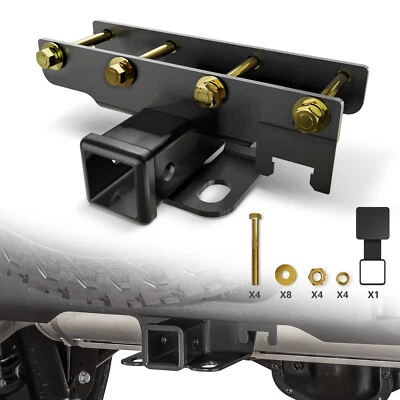 Tow Hitch Trailer Kit for 2007-2018 Jeep Wrangler JK JKU ( 2 &4 doors ) w/Cover - Image 1 of 4