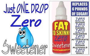 FAT TO SKINNY Zero Sweetener Liquid Sucralose - Picture 1 of 4
