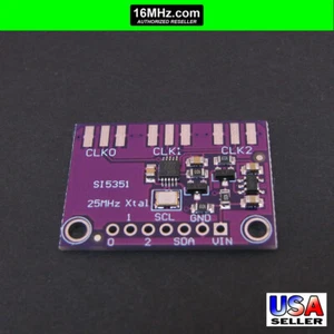 Si5351A Clock Generator Breakout Board 8KHz~160MHz Arduino 3.3v 5v G21 - Picture 1 of 3