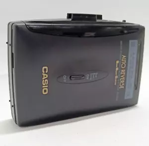Vintage Casio AS-500R Portable Cassette Tape Player / Radio Walkman -All Working - Foto 1 di 8