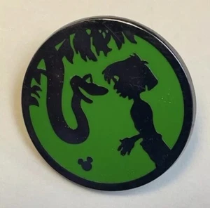 2015 DLR Hidden Mickey Series Character Silhouettes - Kaa and Mowgli Jungle Book - Picture 1 of 3