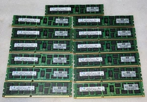 LOT(13) Samsung M393B1K70CH0-CH9Q5 8GB 2Rx4 PC3-10600R-09-10-E1-P1 Server Memory - Picture 1 of 2