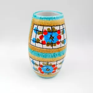 Vintage Italian Pottery Fratelli Fanciullacci Turquoise Mid Century See Descrip - Picture 1 of 7
