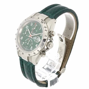 TUDOR WATCH CHRONOTIME TIGER PRINCE DATE 79280 GREEN DIAL AUTOMATIC DATE MEN'S - Picture 1 of 6