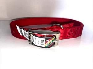 NWT Top Paw Dog Buckle Pet Collar Red Woven Large/Extra Large 24" Inch - Picture 1 of 7