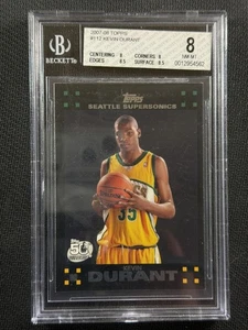 NBA Cards BGS 8 NM-MT Kevin Durant Topps 50th Anniversary 2007-08 #112 - Bild 1 von 2