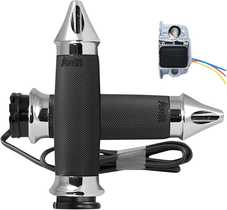 Empuñaduras térmicas Avon Contour de 1" para motocicleta TBW para Harley Touring 2008-2023 Foto 1 de 1