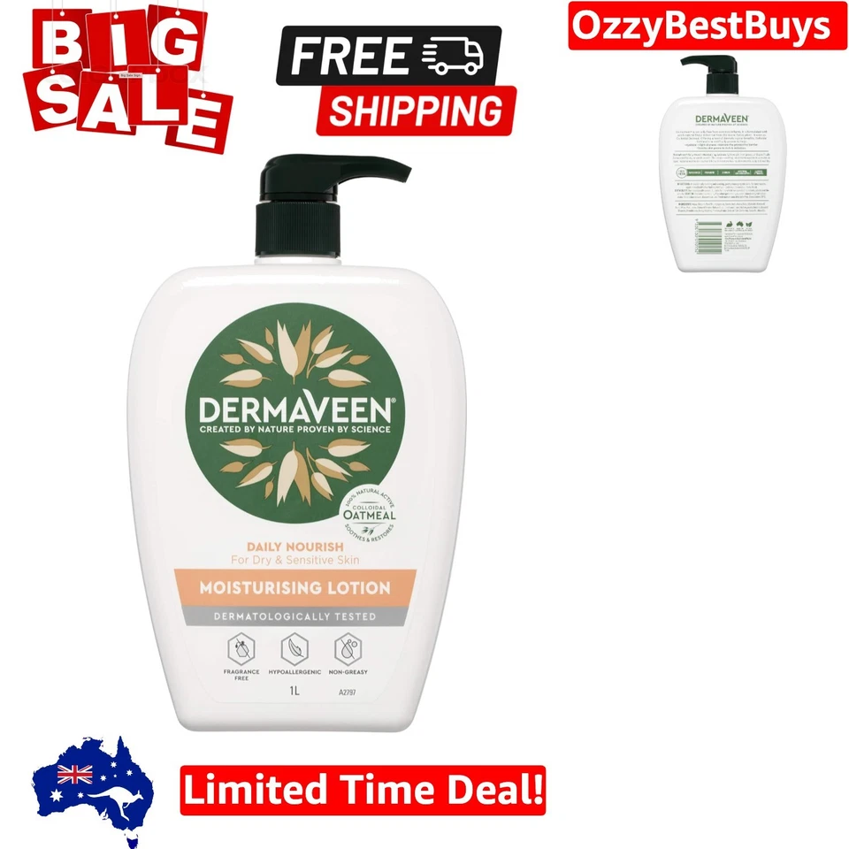 DermaVeen Daily Nourish Moisturising Lotion 1l
