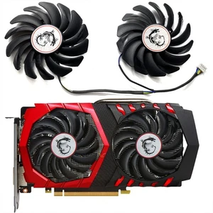 Ventilateur de refroidissement ventilateurs PLD09210S12HH pour carte graphique GTX1050 1050ti 2 Go/4 Go Gaming X - Photo 1/5